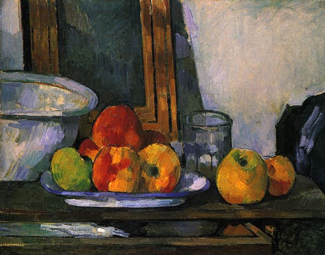 Still Life with an Open Drawer - Paul Cezanne Painting